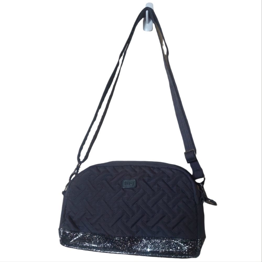 LUG Putner Bag Gray/Silver Glitter NWOT - Picture 2 of 13